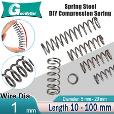 Compression Spring Steel 1 mm Wire Dia Small Pressure Springs / Coil Spring
