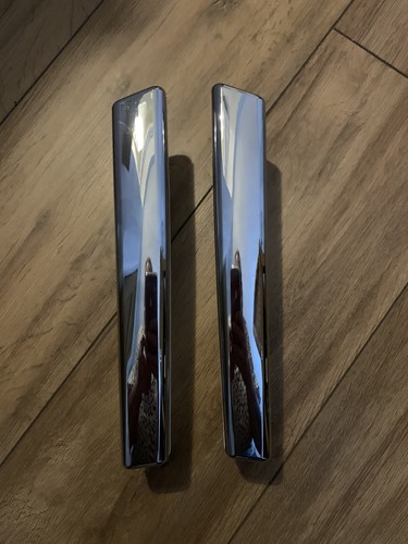 Chrome finish grab handle for