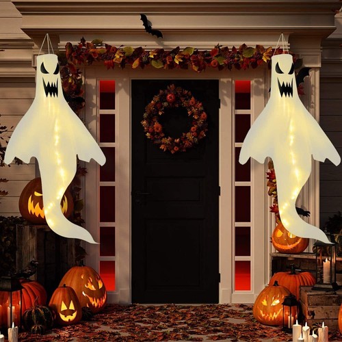 Led light ghost - light, windsock
