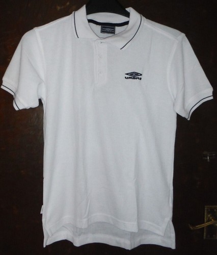 Umbro white polo shirt - polo, size
