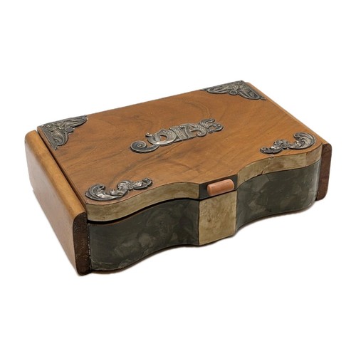 Silver adorned dias - silver, wooden