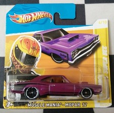 2012 Hot Wheels 69 Dodge Coronet Super Bee Muscle Mania Mopar Short Card 84/247
