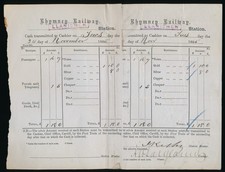 Original Railway Paperwork