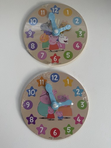 Peppa pig learning clock - peppa,