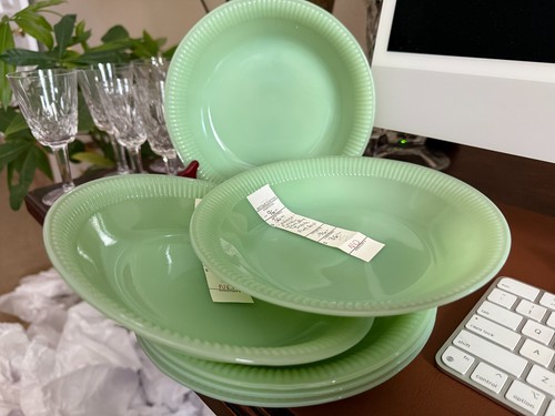 Fire king jadeite green - green, (6))