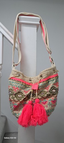 Womens bag with embroidery - womens,