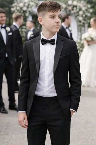 Boys peice black - boys, suit