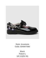 Anastasia Lelli Kelly black anastasia Girls Junior shoes