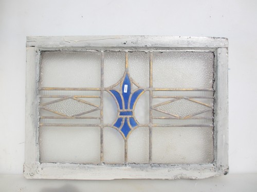 Antique stained glass window - stained,