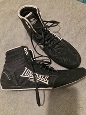 Men’s Black Lonsdale Boxing Boots Size 12 Good Condition
