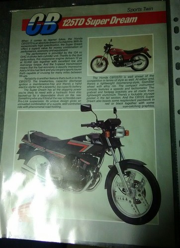 Honda cb125td cb125 twin - cb125td, /