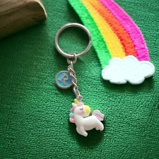 Personalised keychain UNICORN