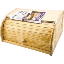 Pine Wood Bread Bin Box 40cm