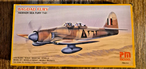 Models hawker sea fury - pm,