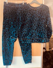 M&S blue black soft cosy