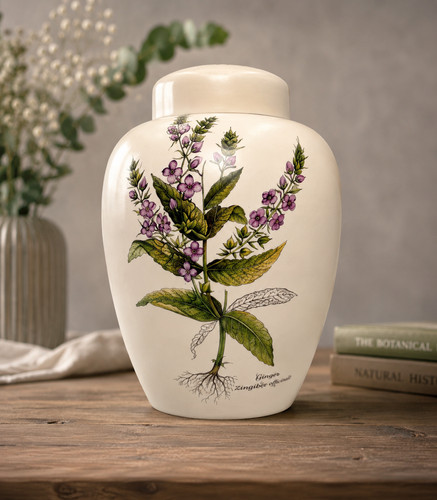 Poole pottery floral ginger - poole,