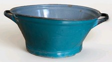VINTAGE ENAMEL BATH  Plant Pot