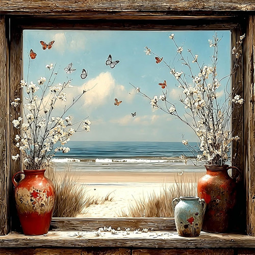 Window diamond painting kit - painting,
