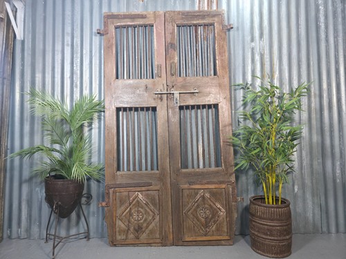Pair vintage rustic indian - vintage,
