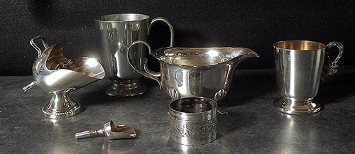 Six piece vintage antique - piece,