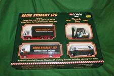 CORGI CLASSICS  TRUCK VAN FORKLIFT CARGO MERCEDES VAN EDDIE STOBART SET#TY99108