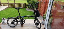 Brompton Folding Bike 6-Speed, Black, Excellent Condition, Hardly Used