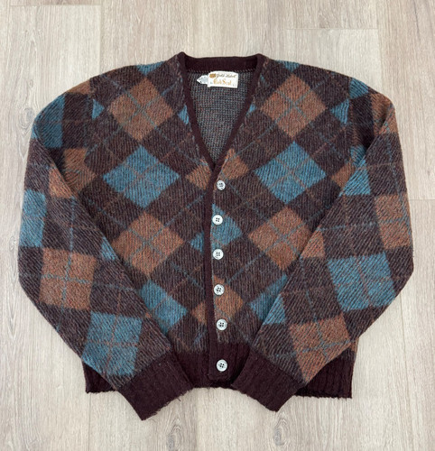 Vintage 60s mohair - 60s, argyle