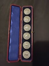 ANTIQUE SOLID SILVER SET OF 6