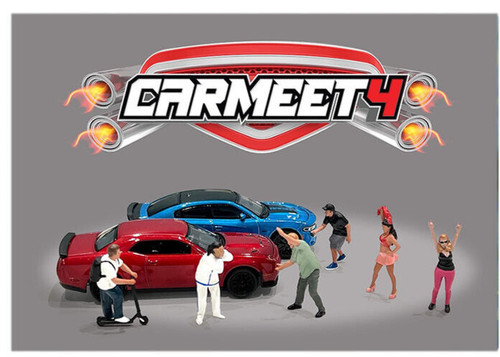 American diorama car meet - 1/64,