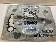 Hello Kitty Toilet Mat Set X2