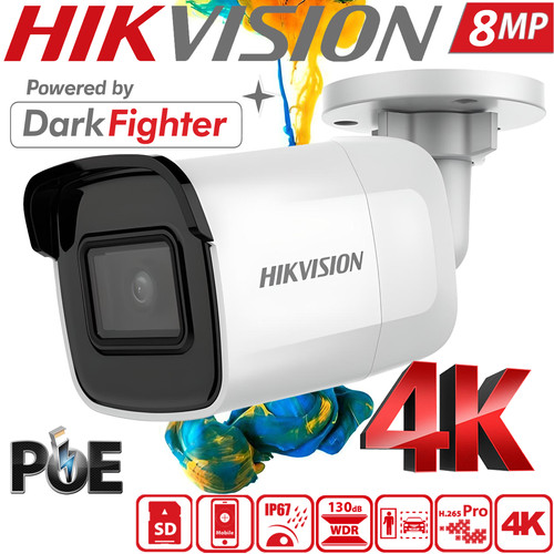 Hikvision poe cctv 8mp - hikvision,