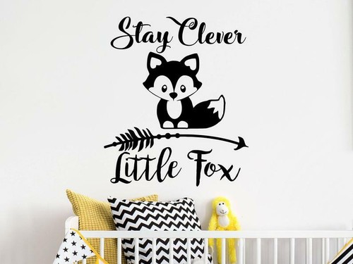 Stay clever little fox nursery - stay,