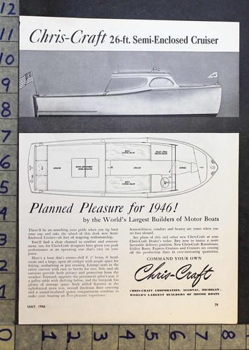 1946 chris craft motorboat - 1946, chris-craft