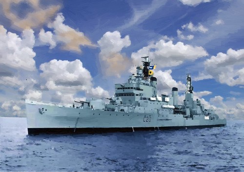Hms tiger hand finished - hms,