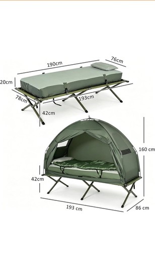 Outsunny foldable camping tent - camping,