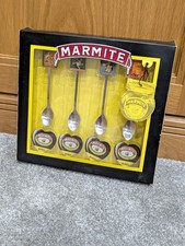 Marmite Four Collectable Spoons, With Heart Marmite Pods. In Original Packaging