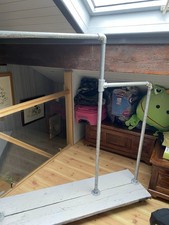 Industrial Chic Garment Clothes Hanger/wardrobe Unit