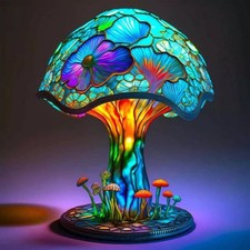 Mushroom lamp resin usb - mushroom,