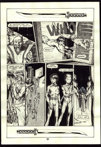 1986 aircel comics samurai 9 - aircel,