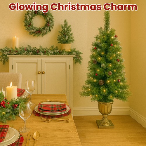 Christmas tree 4ft led - tree, lit