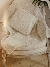 Knitting Pattern  1131 Shabby Chic Throw Cushion Cover Elegant Classy Chunky  