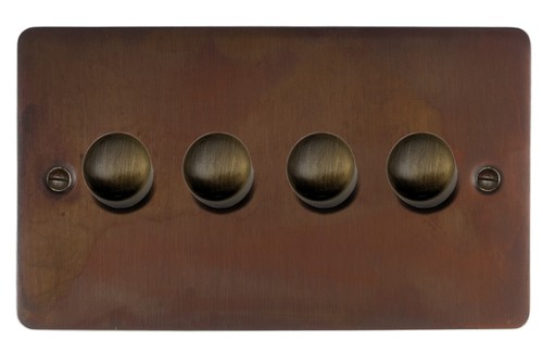Flat plate tarnished - g&h,