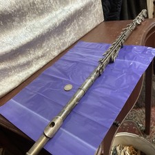 Vintage Silver Plated Flute 66x5cm