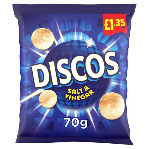Discos salt vinegar flavour - &,