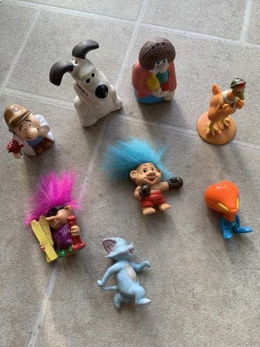 Cartoon characters with - characters,