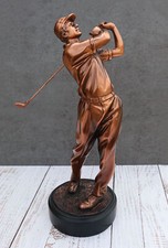 Professional Golfer Swinging