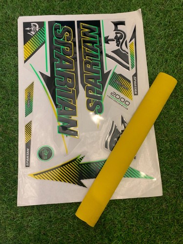 Cricket bat sticker embossed - cricket,