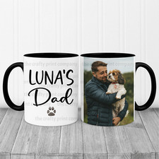 Personalised Dog Dad Photo Mug