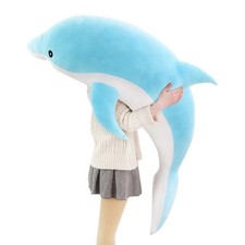 Soft dolphin plush toy - soft,