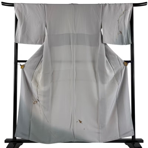 Japanese silk kimono 157 5cm - japanese, l